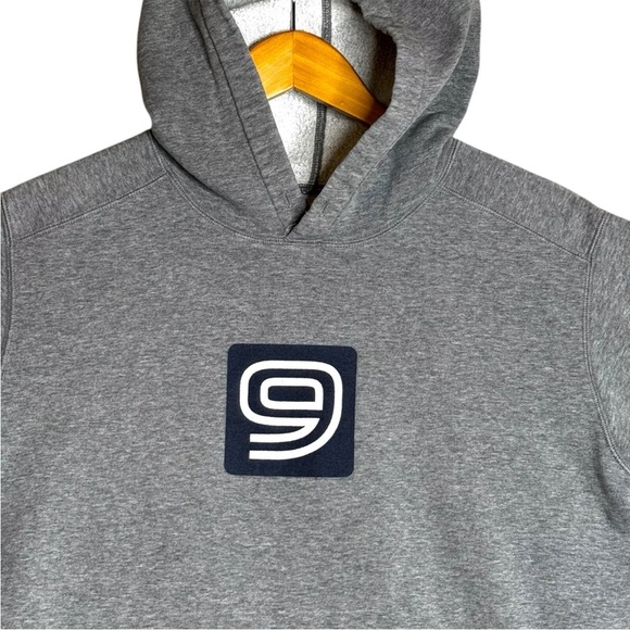 Vintage A&F Abercrombie & Fitch Gym Issue 90s Hoodie Sweatshirt Mens M Gray Y2K - Picture 3 of 12